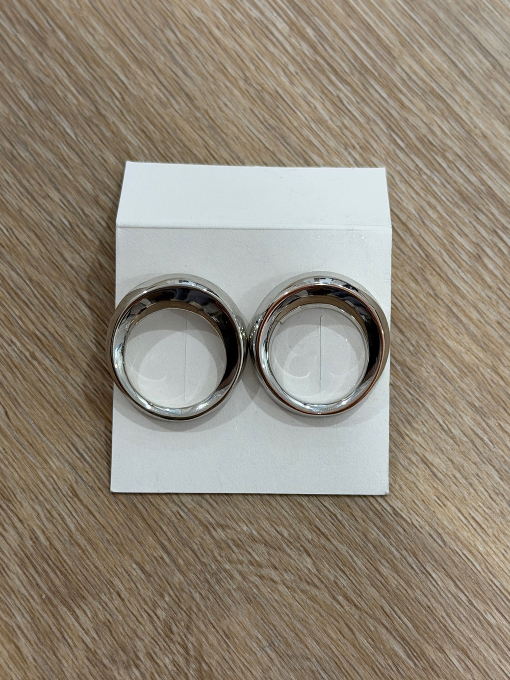 Circle Silver Earrings